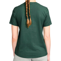 Nike camiseta manga corta mujer SPORTSWEAR CLUB VERDE vista trasera