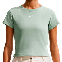 Nike camiseta manga corta mujer SPORTSWEAR VERDE vista frontal