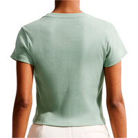 Nike camiseta manga corta mujer SPORTSWEAR VERDE vista trasera