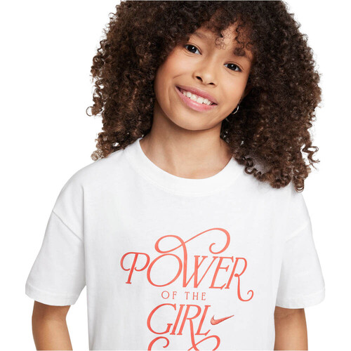 Nike camiseta manga corta niña SPORTSWEAR BLANCO
