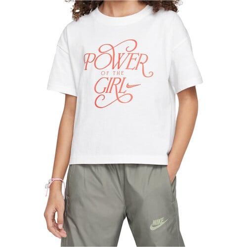 Nike camiseta manga corta niña SPORTSWEAR BLANCO