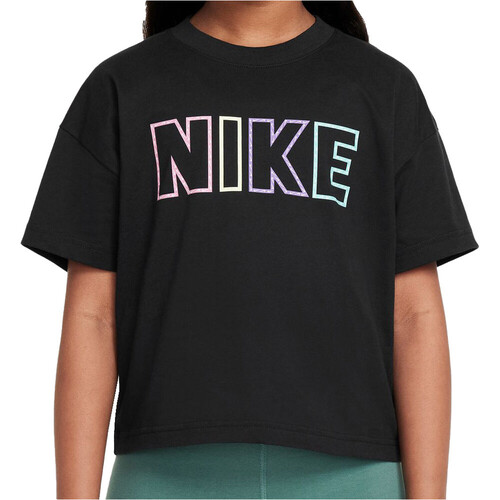 Nike camiseta manga corta niña SPORTSWEAR ESSENTIAL NEGRO