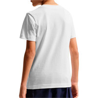 Nike camiseta manga corta niño SPORTSWEAR ADAPT 2 BLANCO vista trasera