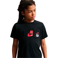 Nike camiseta manga corta niño SPORTSWEAR FUTURA NEGRO vista detalle