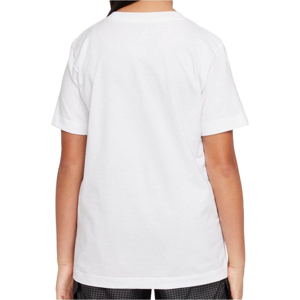 Nike camiseta manga corta niño SPORTSWEAR JUST DO IT BLANCO vista trasera