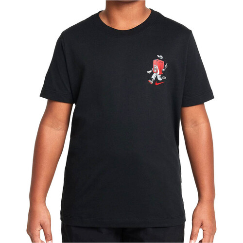 Nike camiseta manga corta niño SPORTSWEAR NEGRO
