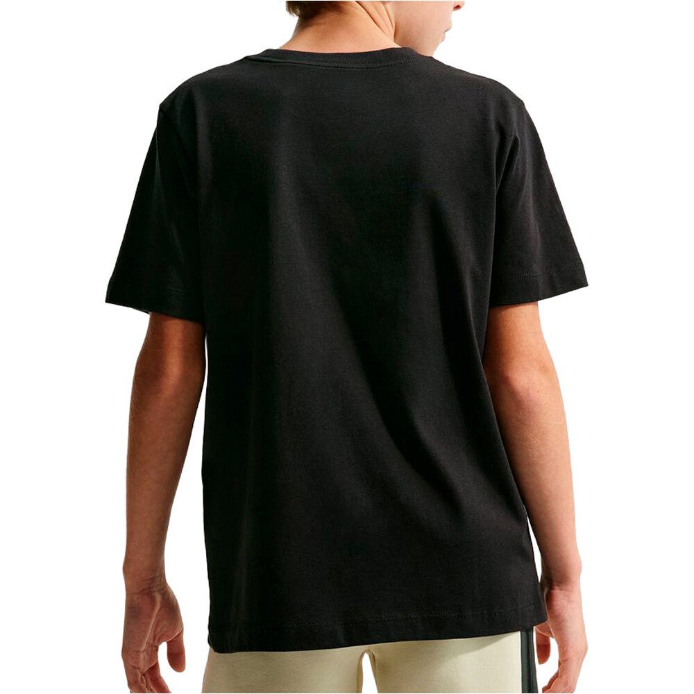 Nike camiseta manga corta niño SPORTSWEAR NEGRO vista trasera