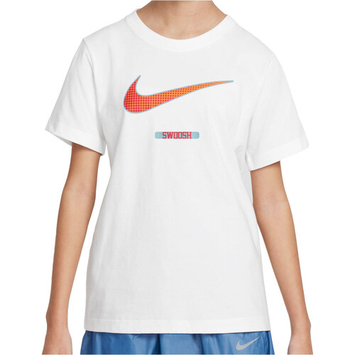 Nike camiseta manga corta niño SPORTSWEAR SWOOSH BLANCO