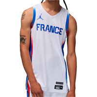 Nike camiseta oficial baloncesto FRANCIA LIMITED JUEGOS OLIMPICOS 2024 PRIMERA EQUIPACION BLANCO vista frontal