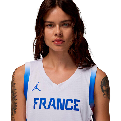 NIKE FRANCIA LIMITED JUEGOS OLIMPICOS 2024 PRIMERA EQUIPACION MUJER blanco