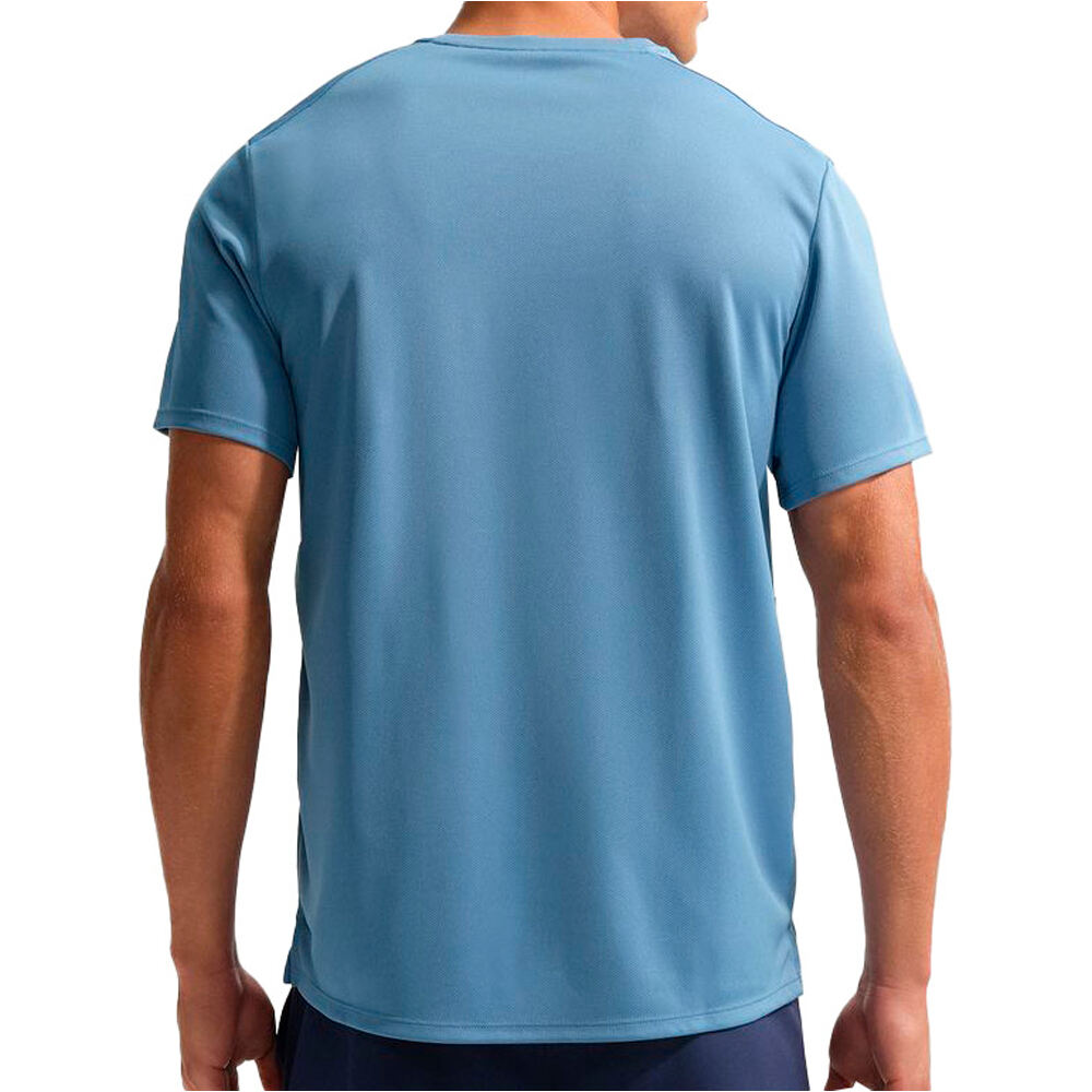 Nike camiseta técnica manga corta hombre DRI-FIT UV MILER AZUL vista trasera