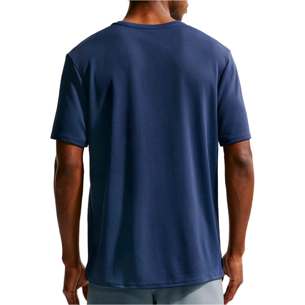 Nike camiseta técnica manga corta hombre DRI-FIT UV MILER AZUL vista trasera