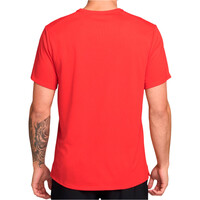 Nike camiseta técnica manga corta hombre DRI-FIT UV MILER ROJO vista trasera