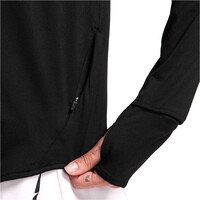 Nike camiseta técnica manga larga mujer DRI-FIT SWIFT NEGRO vista detalle