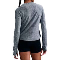 Nike camiseta técnica manga larga mujer DRI-FIT SWIFT UV GRIS vista trasera