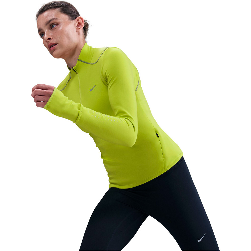 Nike camiseta técnica manga larga mujer THERMA-FIT ADV SWIFT MORADO 04