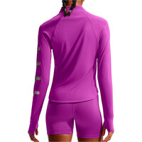 Nike camiseta técnica manga larga mujer W NK DF TEMPO FLASH HZ MORADO vista trasera
