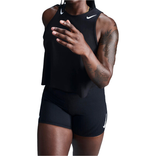 Nike camiseta técnica tirantes mujer DRI-FIT AEROSWIFT NEGRO