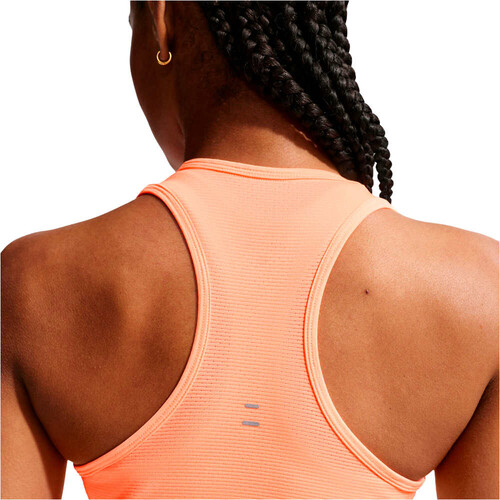 Nike camiseta técnica tirantes mujer DRI-FIT TEMPO NARANJA