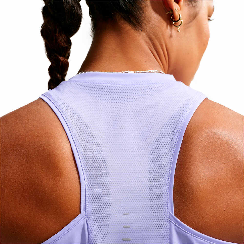 Nike camiseta técnica tirantes mujer W NK SWIFT DF TANK STNDRD MORADO 03
