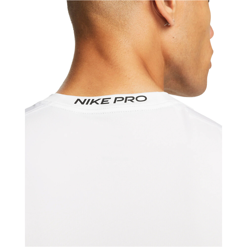 Nike camiseta tirantes fitness hombre DRI-FIT PRO BLANCO 03