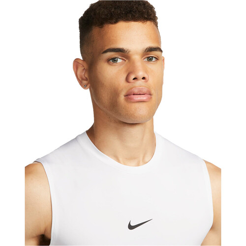 Nike camiseta tirantes fitness hombre DRI-FIT PRO BLANCO
