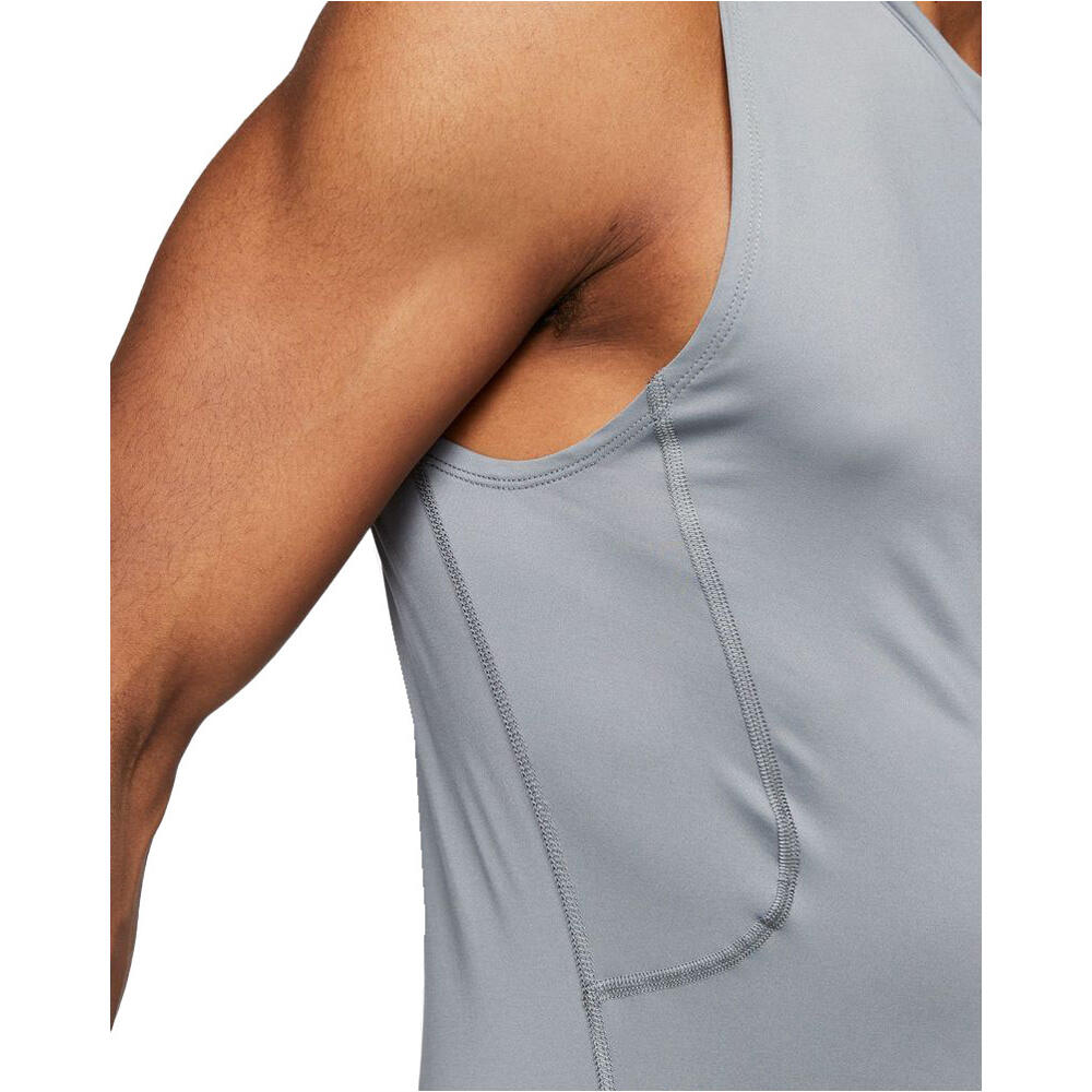 Nike camiseta tirantes fitness hombre DRI-FIT PRO GRIS 04