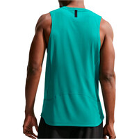 Nike camiseta tirantes fitness hombre M NP DF NPT TANK VERDE vista trasera