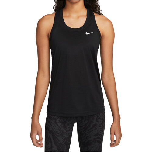 Nike camiseta tirantes fitness mujer DRI-FIT NEGRO