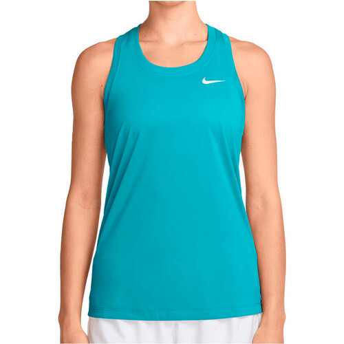 Nike camiseta tirantes fitness mujer DRI-FIT RACERBACK VERDE