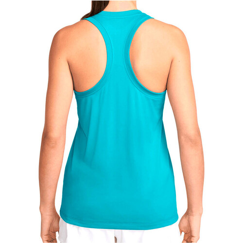Nike camiseta tirantes fitness mujer DRI-FIT RACERBACK VERDE