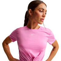 Nike camiseta tirantes fitness mujer ONE CLASSIC TWIST ROSA vista detalle