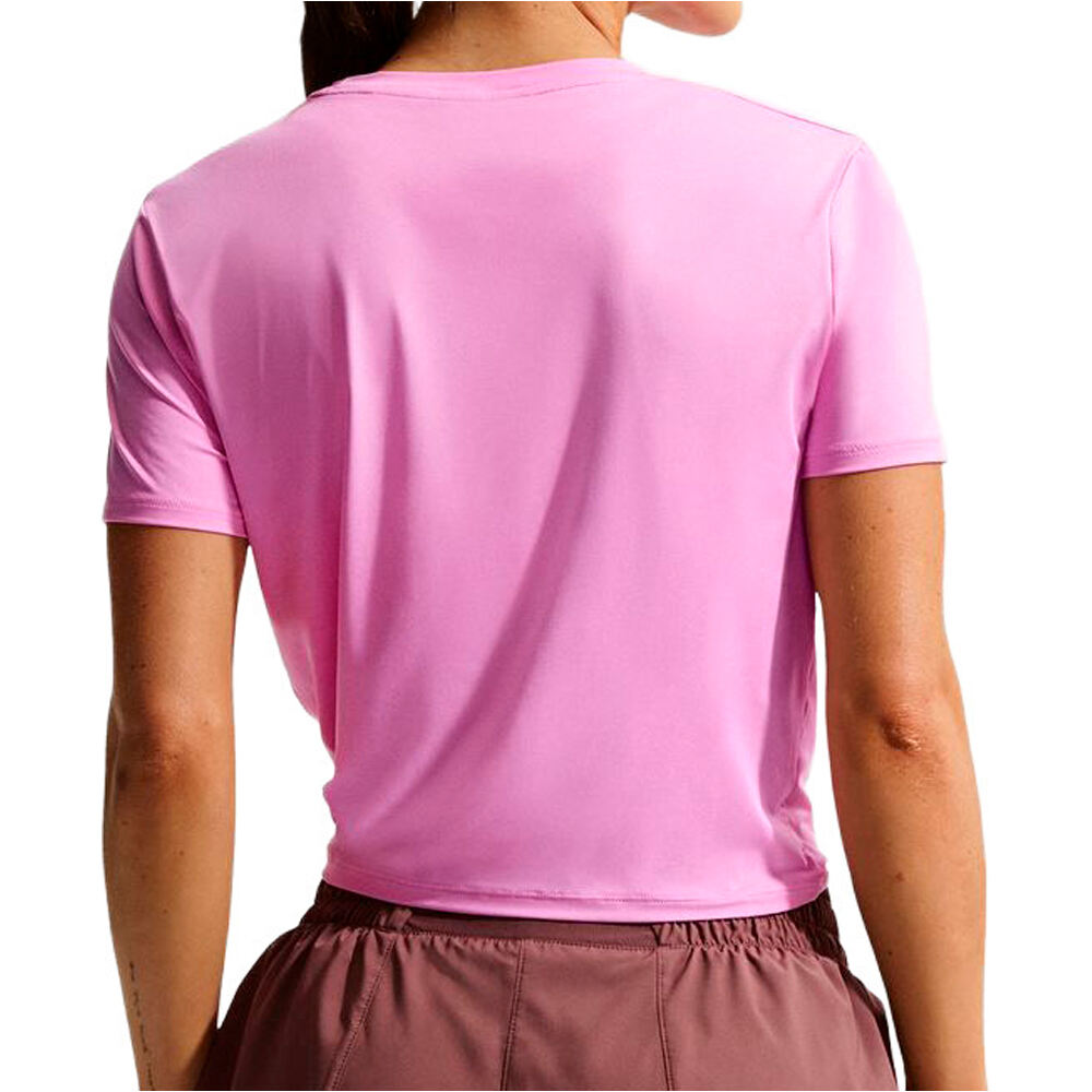 Nike camiseta tirantes fitness mujer ONE CLASSIC TWIST ROSA vista trasera