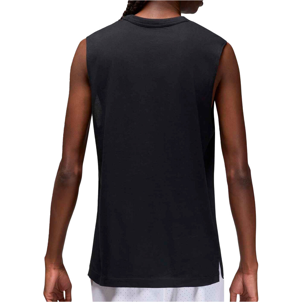 Nike camiseta tirantes hombre DRI-FIT JORDAN SPORT NEGRO vista trasera