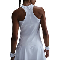 Nike camiseta tirantes mujer DRI-FIT VICTORY BLANCO vista trasera