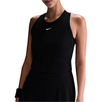 Nike camiseta tirantes mujer DRI-FIT VICTORY NEGRO vista frontal