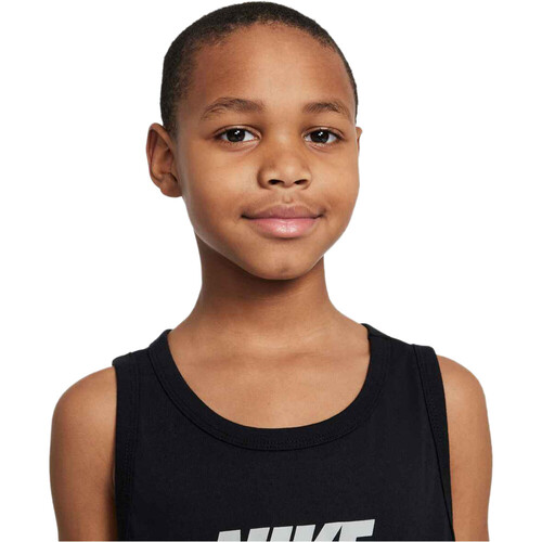 Nike camiseta tirantes niño SPORTSWEAR NEGRO