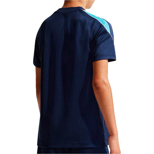 Nike camisetas entrenamiento futbol manga corta niño DRI-FIT STRIKE AZUL