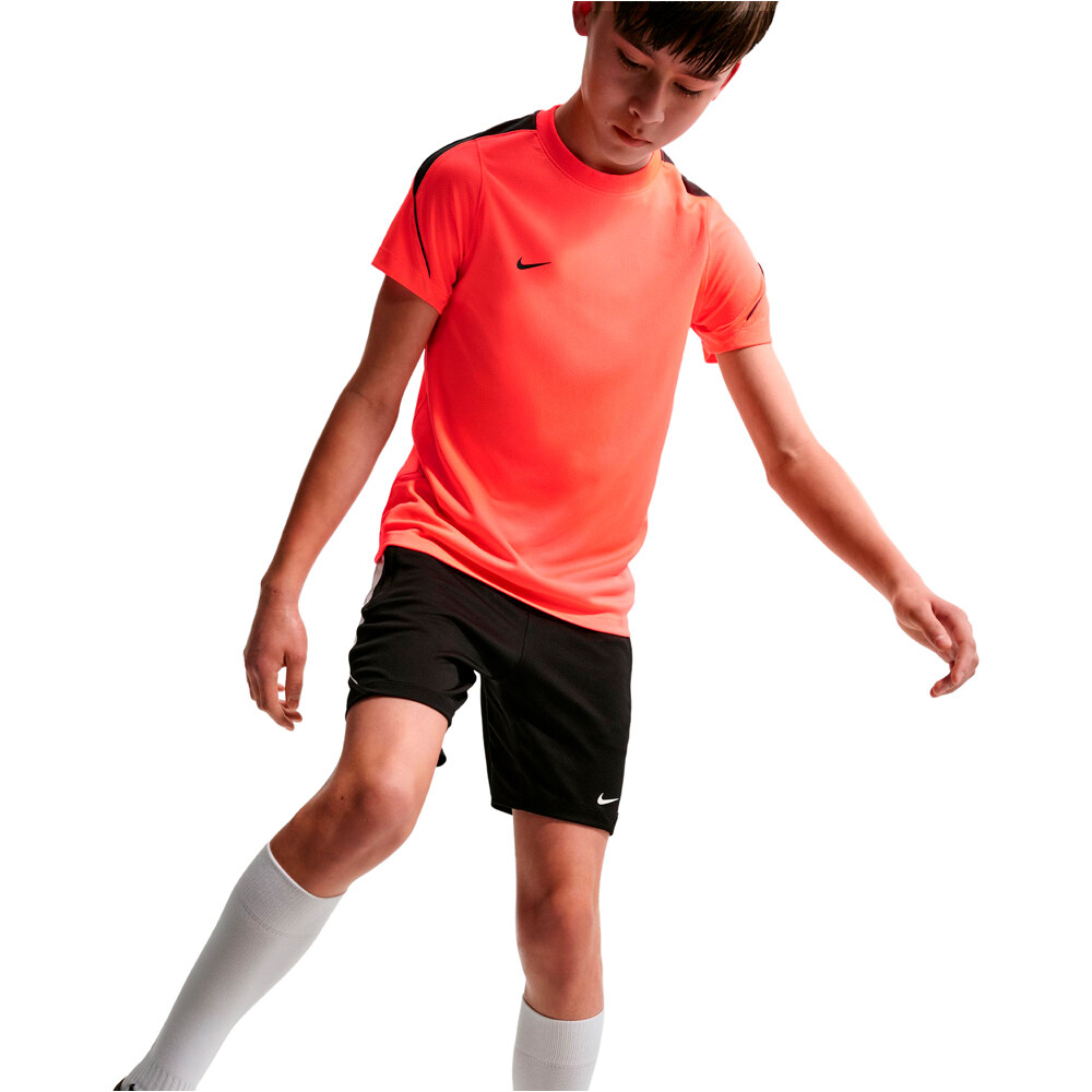 Nike camisetas entrenamiento futbol manga corta niño DRI-FIT STRIKE ROJO 04