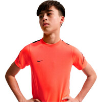 Nike camisetas entrenamiento futbol manga corta niño DRI-FIT STRIKE ROJO vista detalle