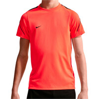 Nike camisetas entrenamiento futbol manga corta niño DRI-FIT STRIKE ROJO vista frontal