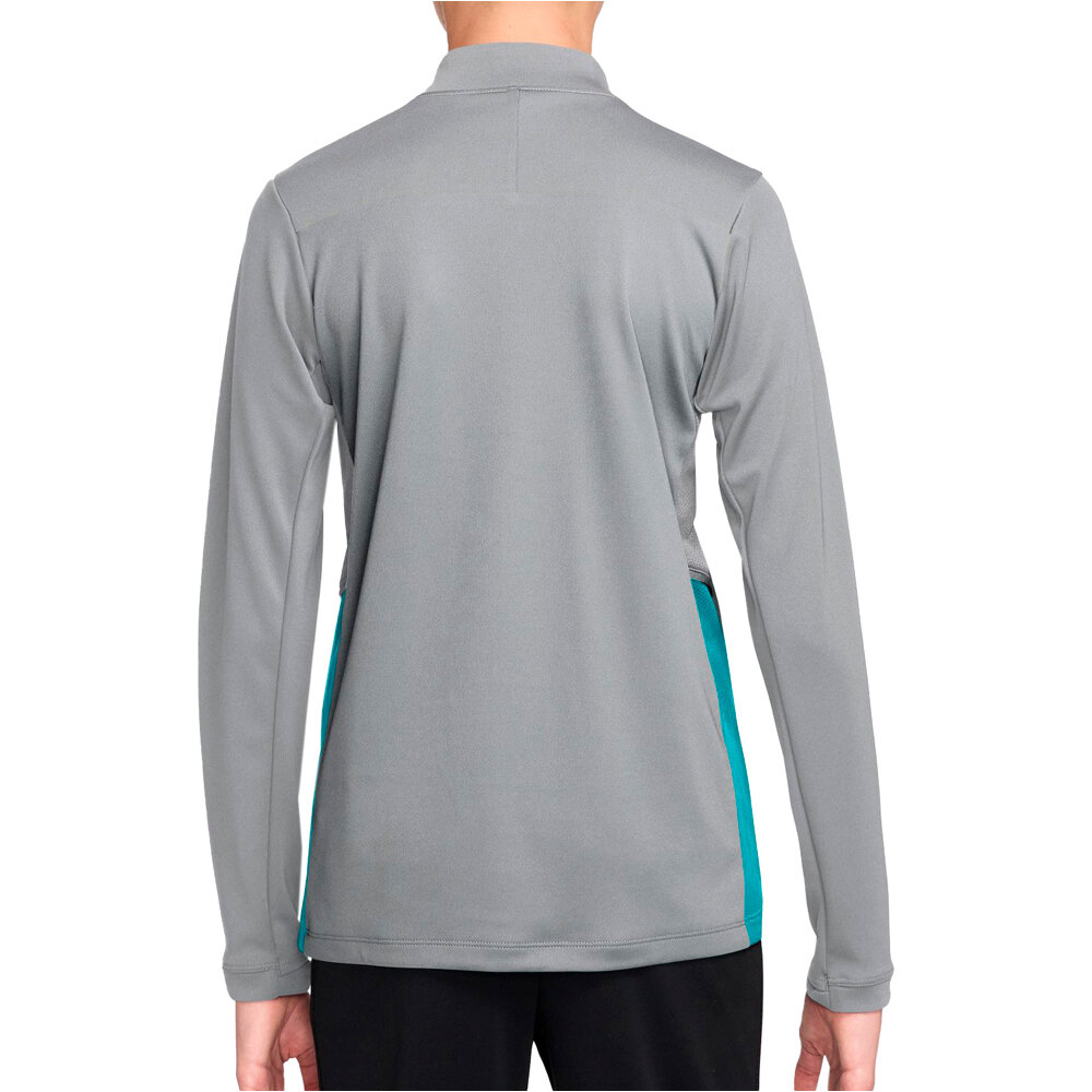 Nike camisetas entrenamiento futbol manga corta niño K NK DF ACD25 DRIL TOP -PD GRIS vista trasera