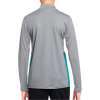 Nike camisetas entrenamiento futbol manga corta niño K NK DF ACD25 DRIL TOP -PD GRIS vista trasera