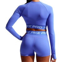 Nike camisetas fitness mujer DRI-FIT PRO 365 MORADO vista trasera