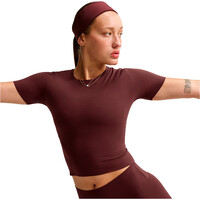 Nike camisetas fitness mujer W NK DF ZENVY SS TOP NEGRO vista detalle