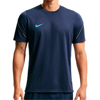 Nike camisetas fútbol manga corta DRI-FIT STRIKE AZUL vista frontal