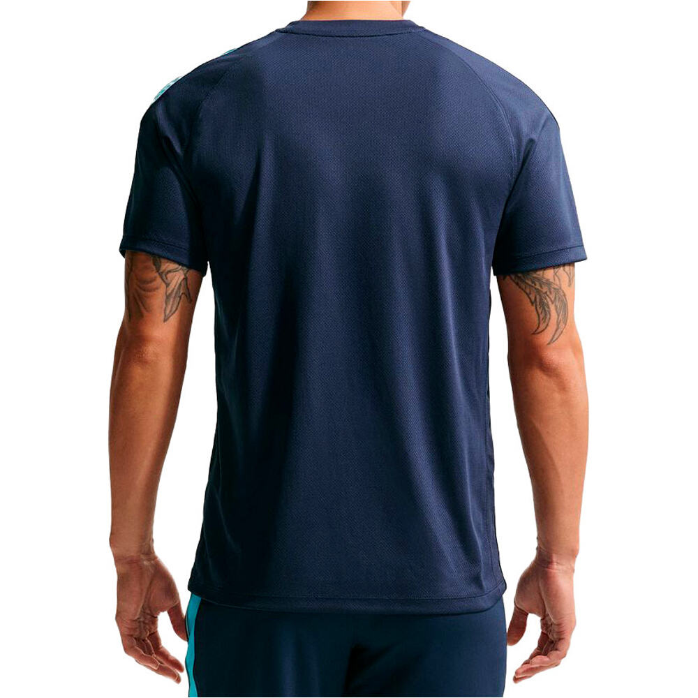 Nike camisetas fútbol manga corta DRI-FIT STRIKE AZUL vista trasera