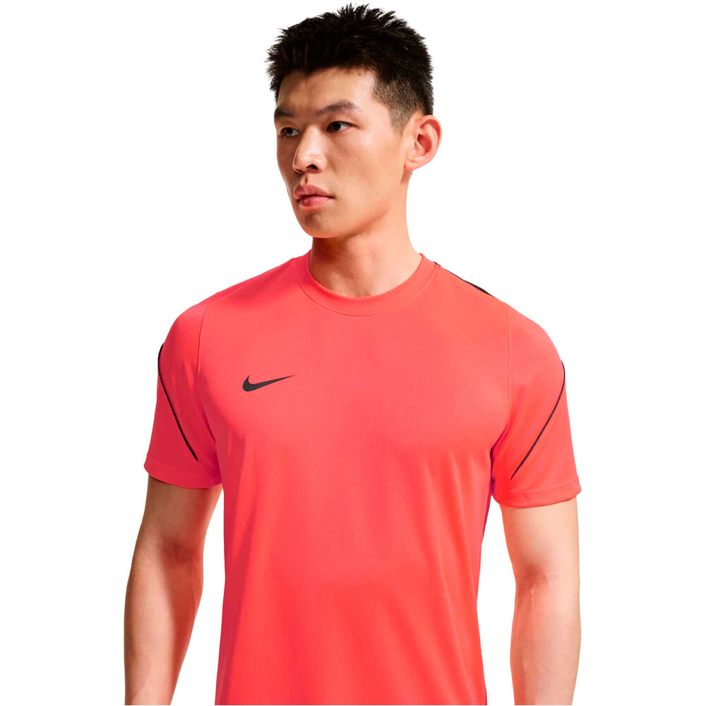 Nike camisetas fútbol manga corta DRI-FIT STRIKE ROJO vista detalle