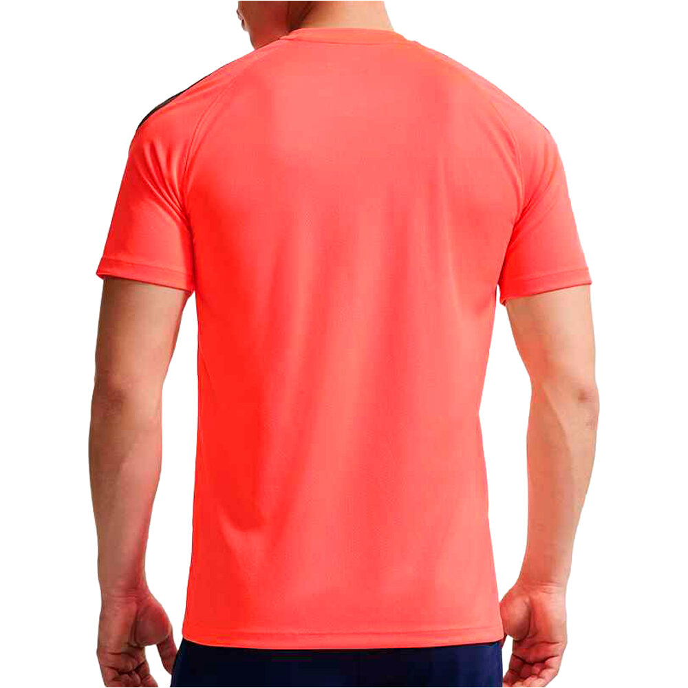 Nike camisetas fútbol manga corta DRI-FIT STRIKE ROJO vista trasera