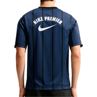Nike camisetas fútbol manga corta M NK DF PRMR STRIPE SS JSY AZUL vista trasera